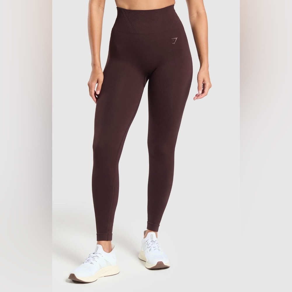 Gymshark Corset Seamless Leggings - Brown